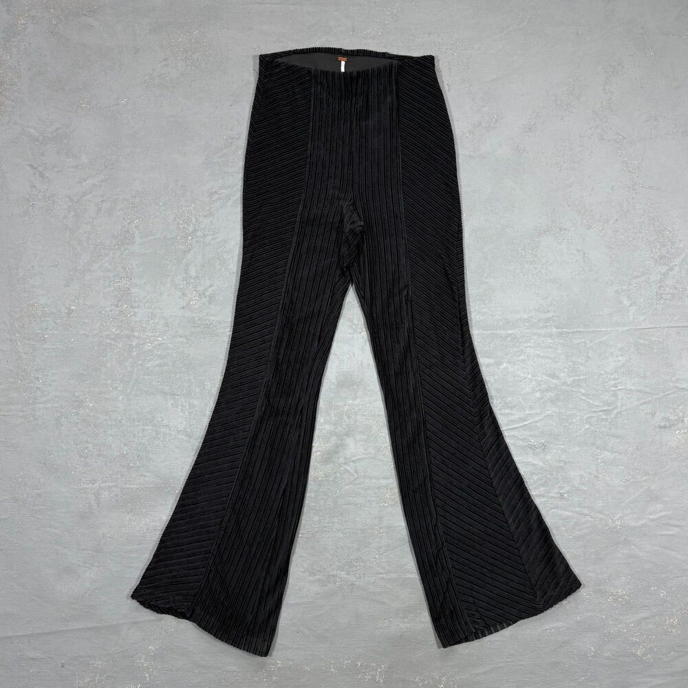 Free People High Waisted Flared Leg Stretch Pants Women's Small